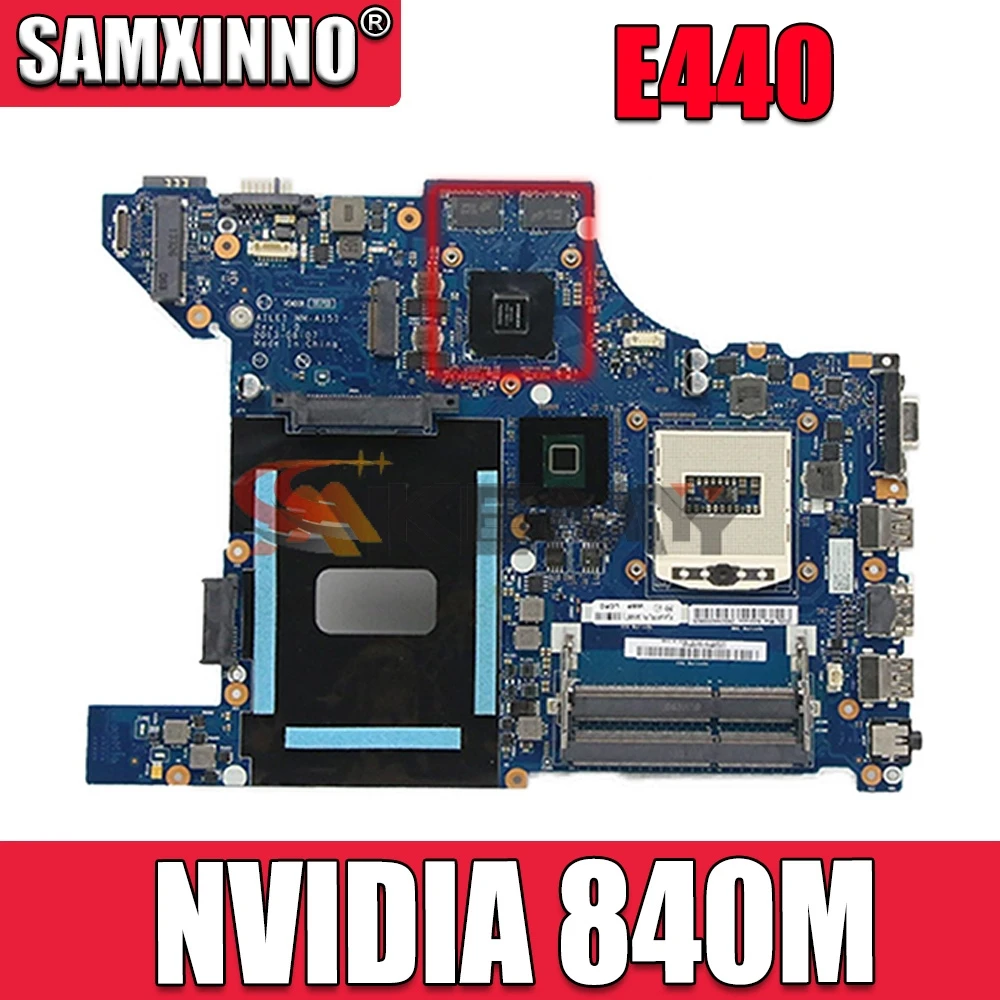 

Материнская плата Akemy AILE1 NM-A151 FRU 04X5922 для ноутбука lenovo thinkpad edge E440, материнская плата NVIDIA 840M, полностью протестирована