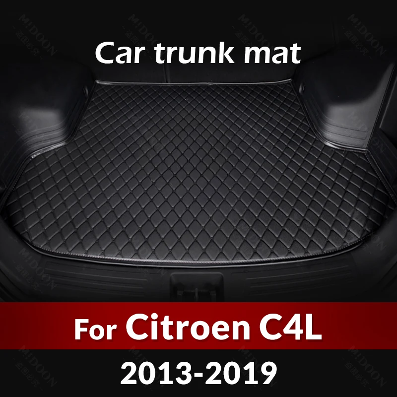 

Коврик для багажника автомобиля Citroen C4L 2013 2014 2015 2016 2017 2018 2019, пользовательские автомобильные аксессуары, украшение интерьера автомобиля