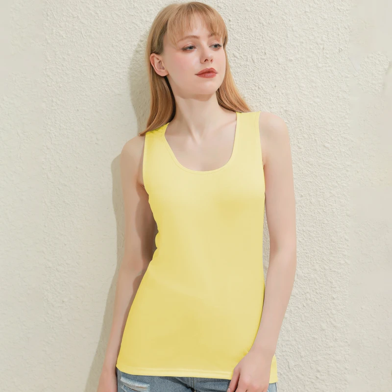 

Women Casual Tank Tops Sleeveless Short 2022 Summer Female O-Neck Solid Color Vest Tanks Fashion Skinny Crop Top New