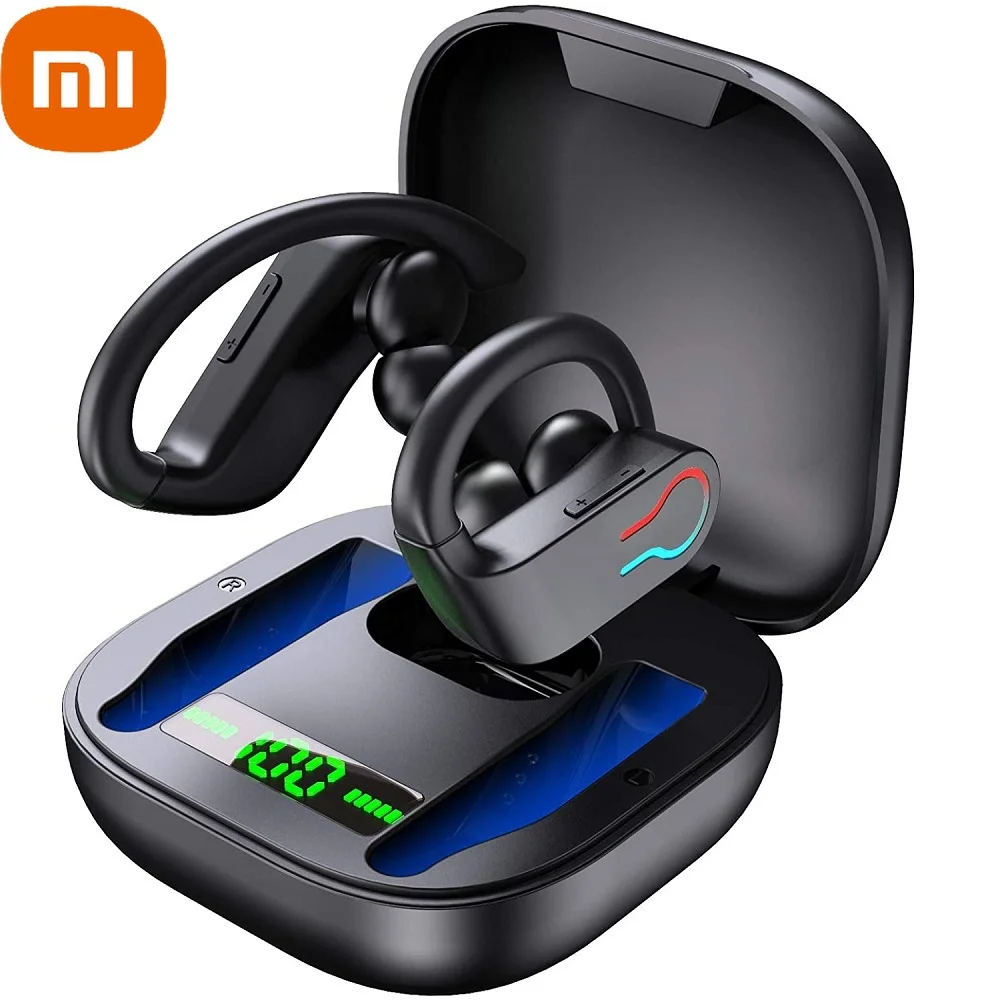 

XIAOMI Wireless Headphones Bluetooth 5.1 Sport Earphones 6D Stereo HIFI Noise Cancelling TWS Earhooks Headset 40H Playtime