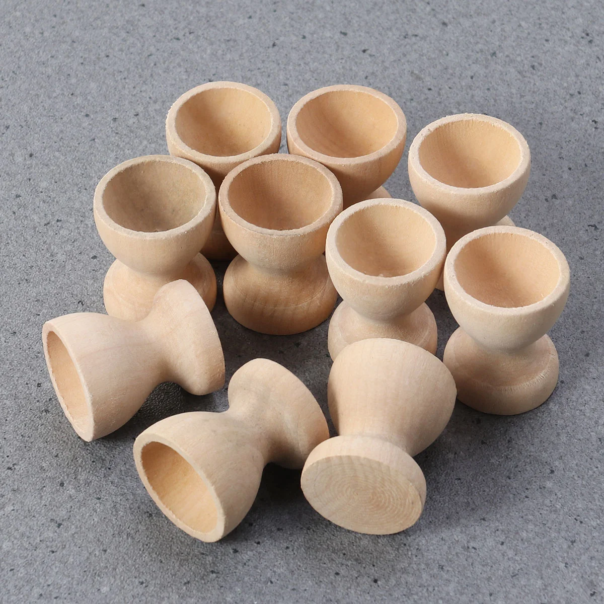 

Eggs Easteregg Fillable Large Cups Inch Orange White Holder Ostricheat Wooden Cup