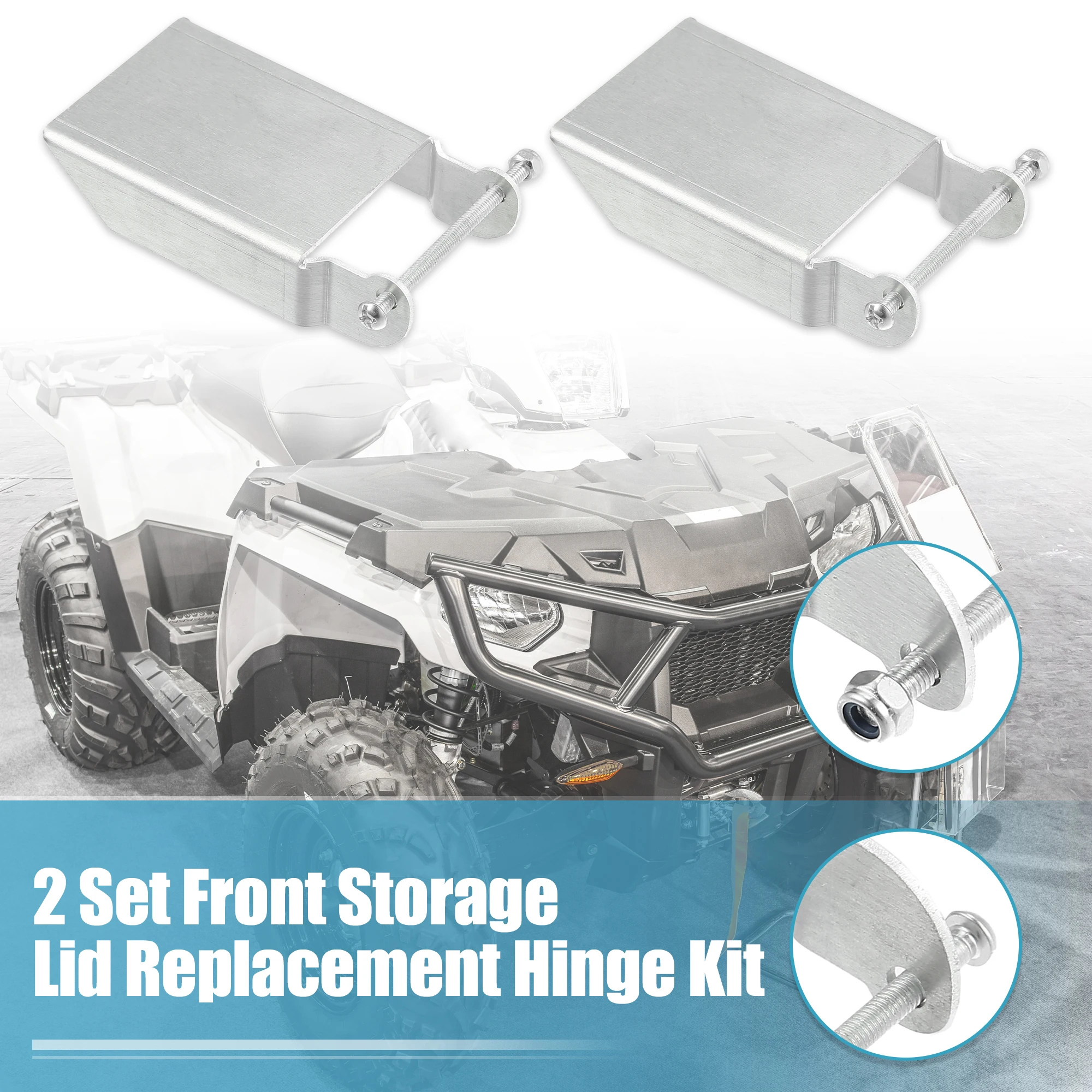 Uxcell 2 комплекта передняя крышка для хранения шарнирный комплект Polaris Sportsman 450 570 850