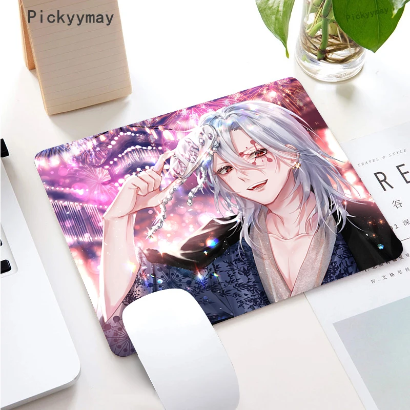

Kimetsu No Yaiba Gamer Mouse Pad Demon Slayer Computer Gaming Accessories Anime Kawaii Small Mousepad Protector Mat Locking Edge