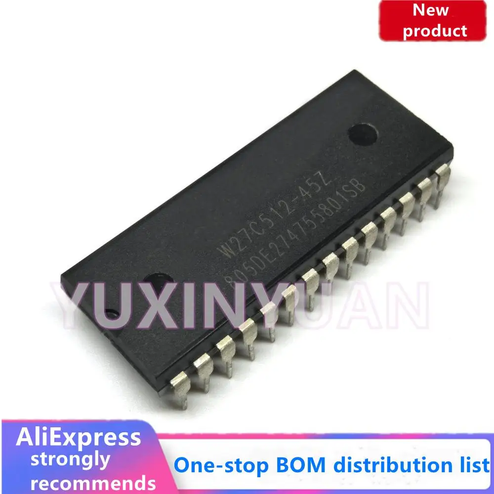 

5 шт. W27C512-45 27C512 DIP-28 IC новый в наличии