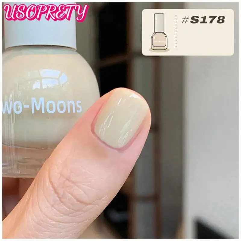 

Easy To Apply Solid Nail Polish Semi-permanent Quick-drying Nail Gel Summer New Non-baking Water Based Nail Polish Non-fading