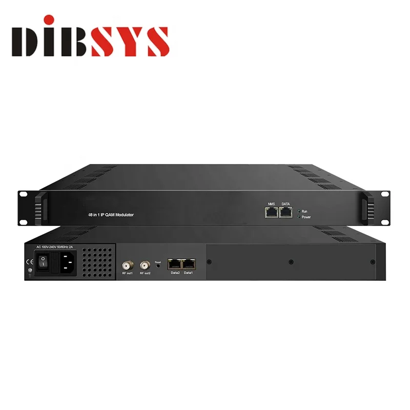 

M60 TS udp iptv coax converter up to 48 dvb-c qam modulator channels