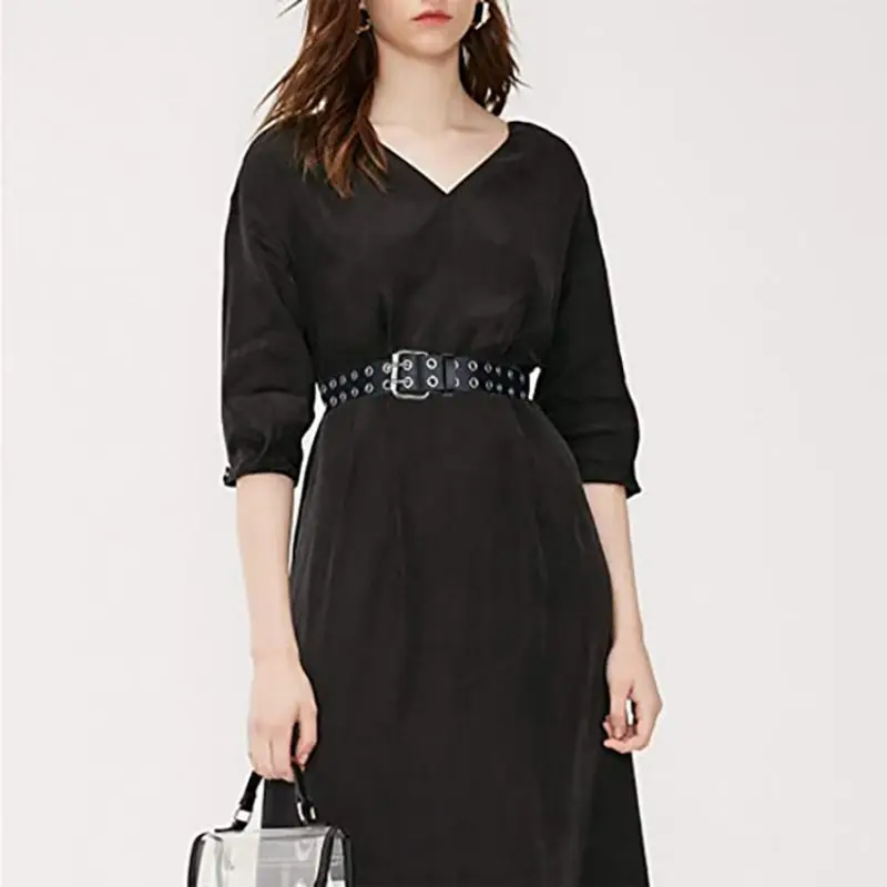 MaiKun женские ремни в стиле панк-готический брендовый кожаный женский ремень гранж