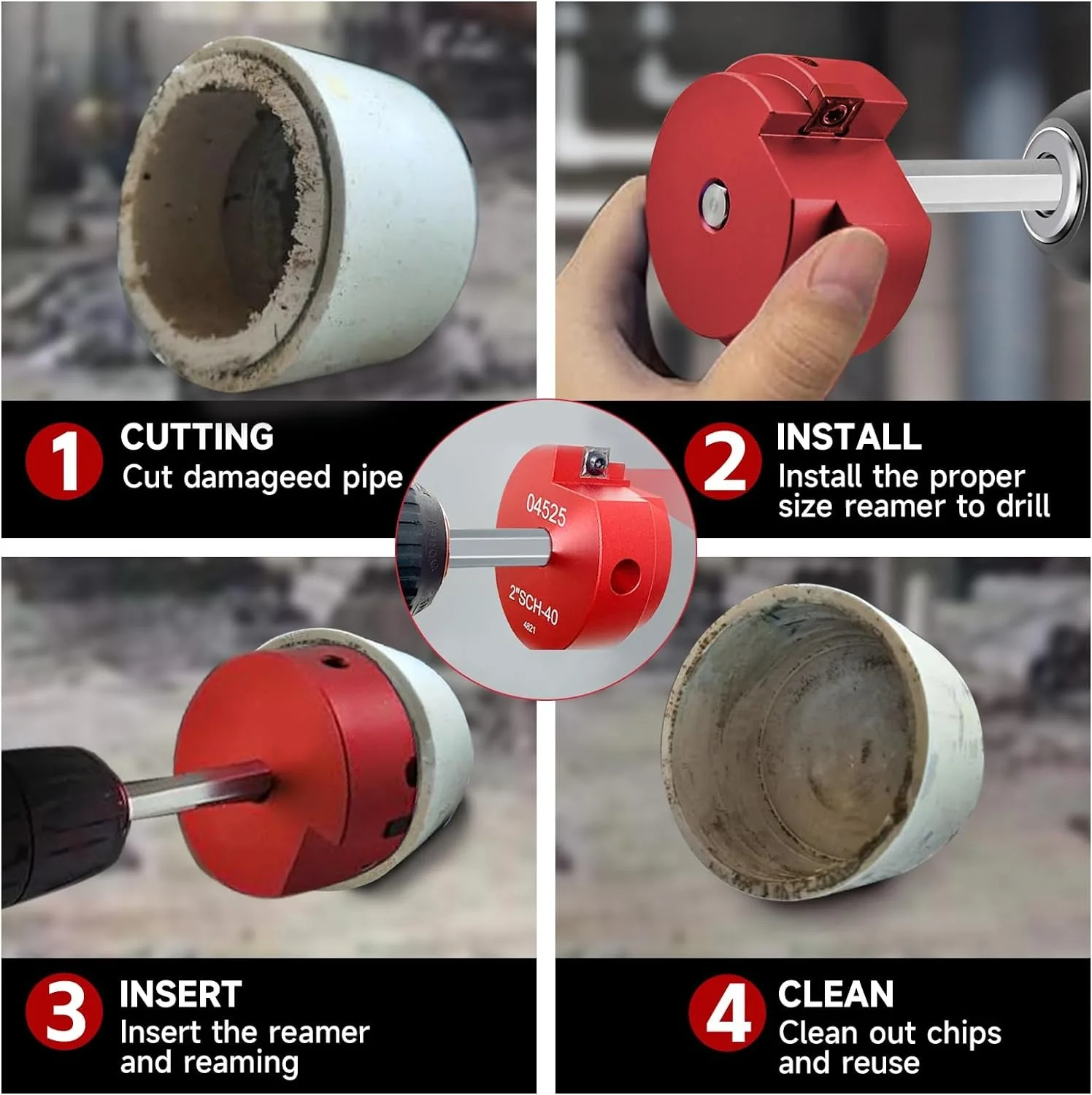 Разветвитель для труб из ПВХ ручной инструмент сантехнических работ портативный