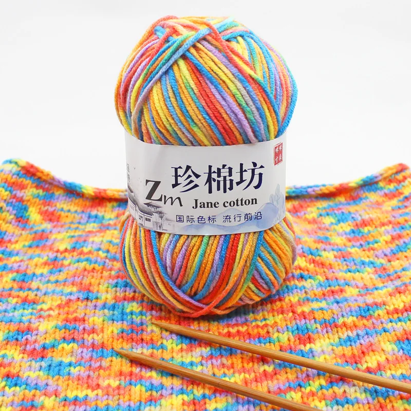 5 Balls Yarn Thick 30 Colors Milk Cotton 4 Strands Plush Yarn for Hand Knitting Crochet Thread Croche Threads Needles Wool Yarns