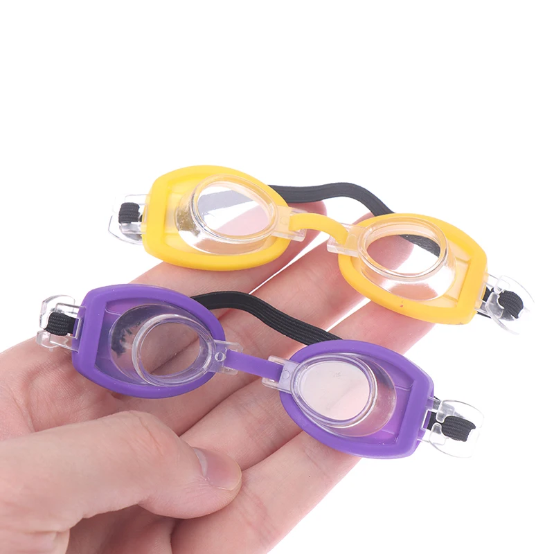 

1Pair 18Inch Doll Accessories Mini Swimming Goggles Swimmer Goggle For 18inch Girls Doll BJD Blythes Doll Accessories Gifts