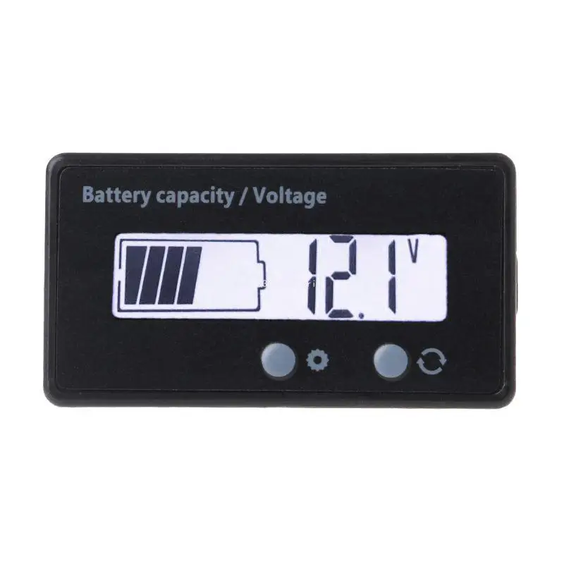 

12V/24V/36V/48V Battery Capacity&Volt Tester with LCD Display Accurate Durable