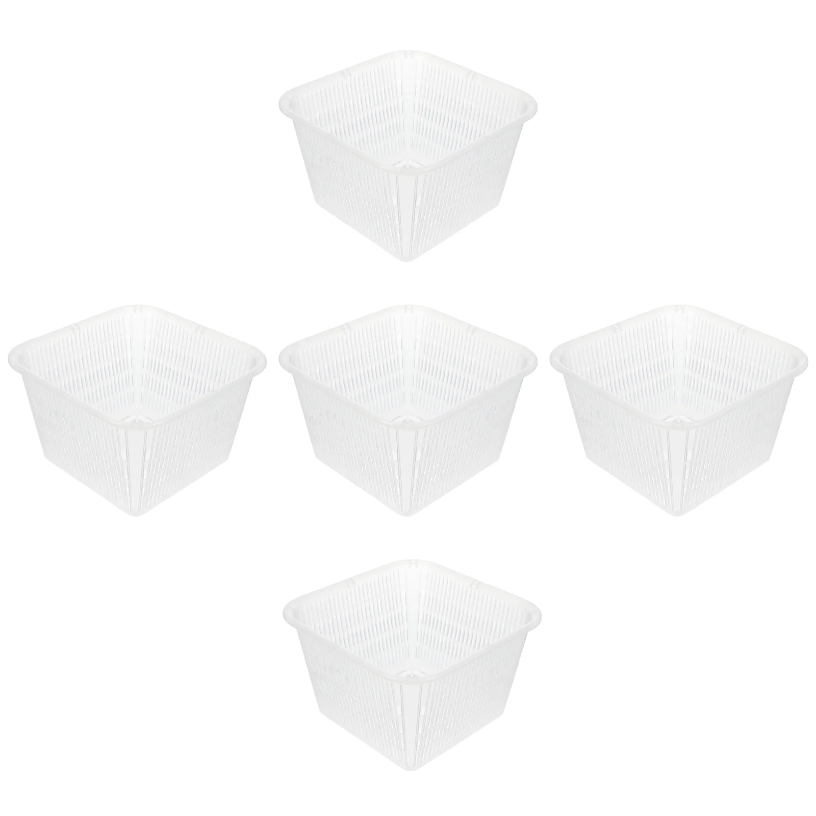 

5pcs Hydroponic Baskets Orchid Pot Slotted Mesh Pot Net Pot Nursery Pots Orchid Mesh Pot