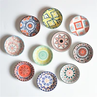 4pcs 4 inch ceramic soy sauce dish mustard dish pickle dish nordic wind underglaze color household small porcelain dish