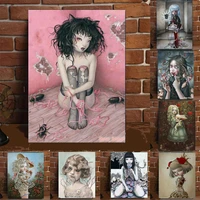 fantasy strange cartoon girl diamond painting kits dark woman vampire 5d diy mosaic cross stitch wall art home decor christmas