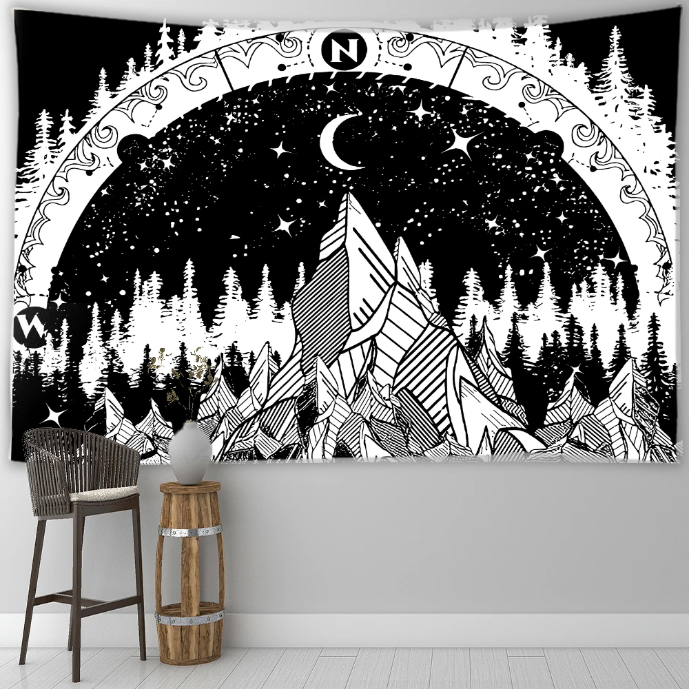 

Mountain Tapestry kawaii Room Decor Wall Hanging Tapestry Hippie decoration maison Home Decor aesthetic room decor