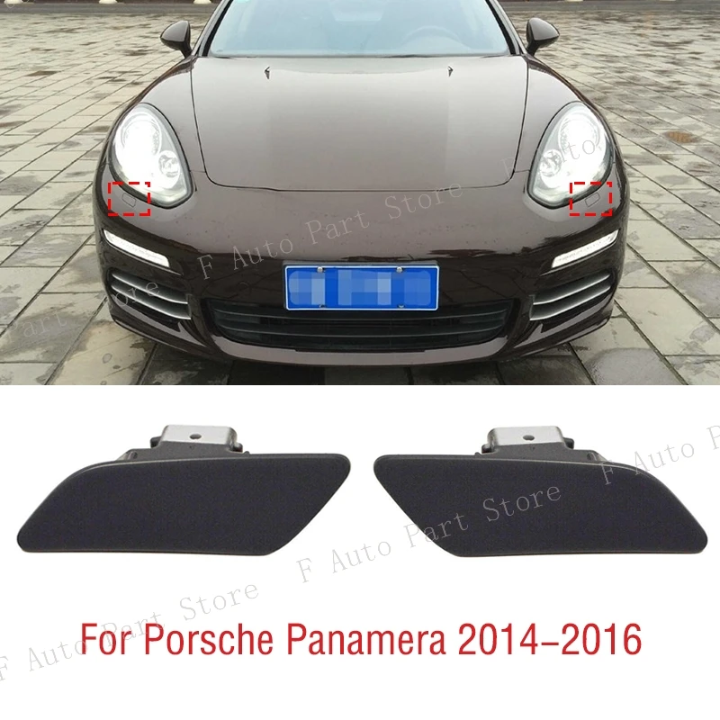 

Омыватель головной фары переднего бампера для Porsche Panamera 2014-2016, распылительное сопло, крышка насоса, крышка, Неокрашенная крышка 97050573100