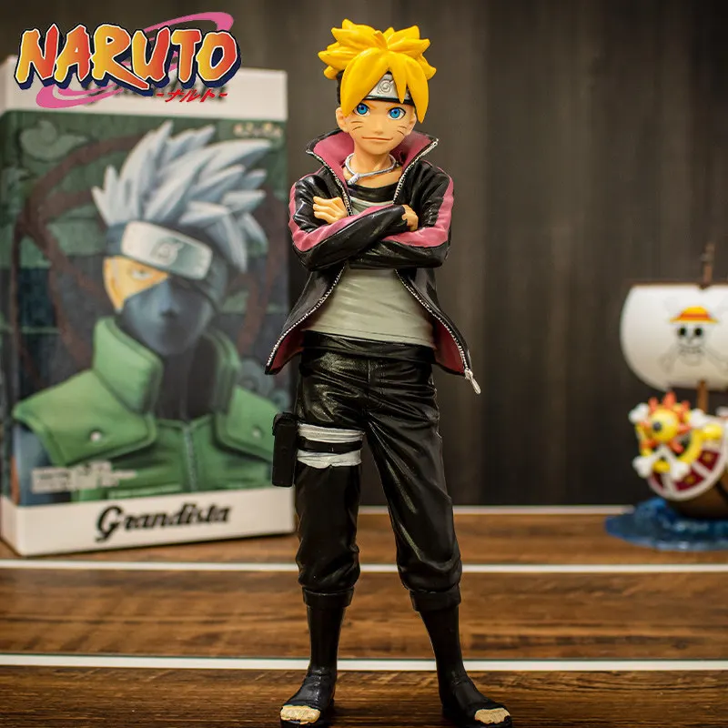 

Bandai Naruto Anime Uzumaki Boruto Action Figure Doll PVC Model Doll Collectibles Gifts Toys Ornaments