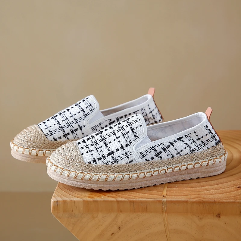 

New 2023 Spring Summer Casual Shoes Linen Grass Woven Fisherman's Shoes And Women's Shoes