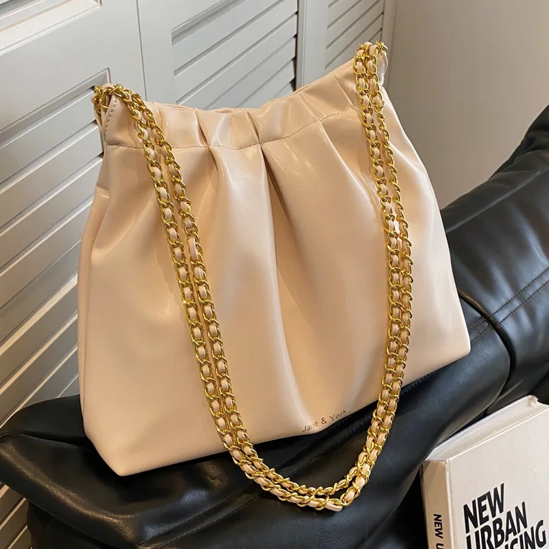 

Large Capacity Chain Shoulder Bag Women's Fashion Retro Design Handbag Casual Versatile Convenient Crossbody Bags for Woman 2023