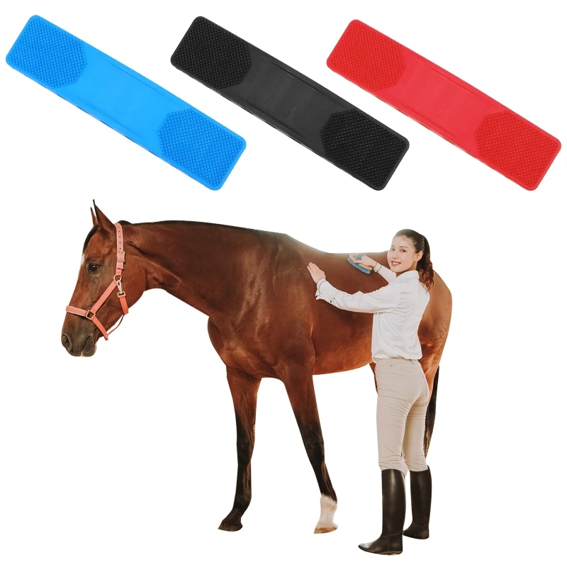 

Pet Grooming Brush Gentle Groomer for Horses Blade-free Multi-purpose Shedding Massage Comb Safe for Face Body & Legs