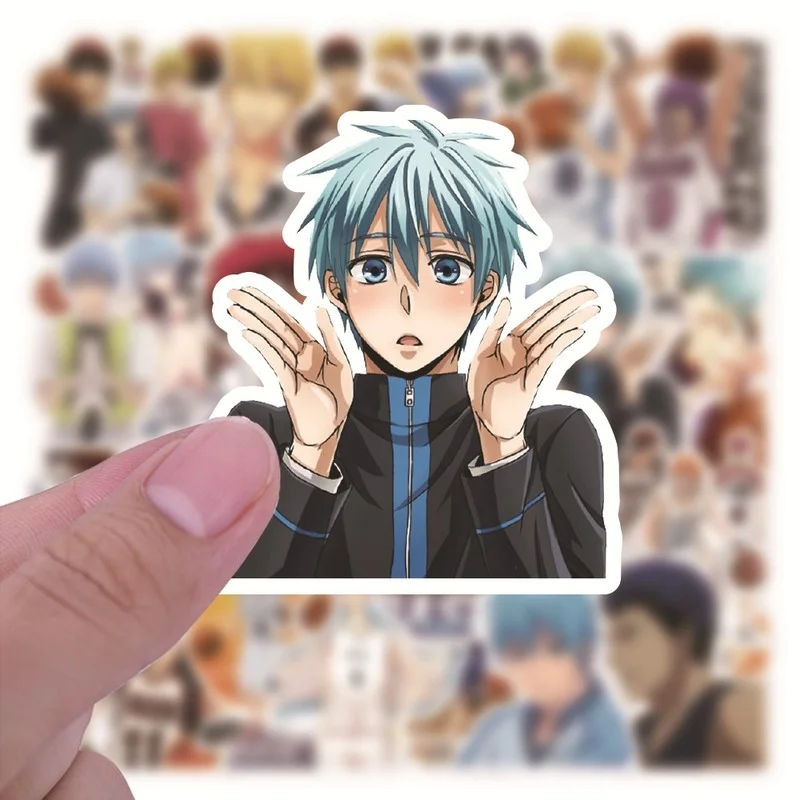 

Аниме Kuroko's баскетбольная наклейка мультфильм водонепроницаемые стикеры студенческие Канцтовары Kagami Taiga детские школьные принадлежности ...