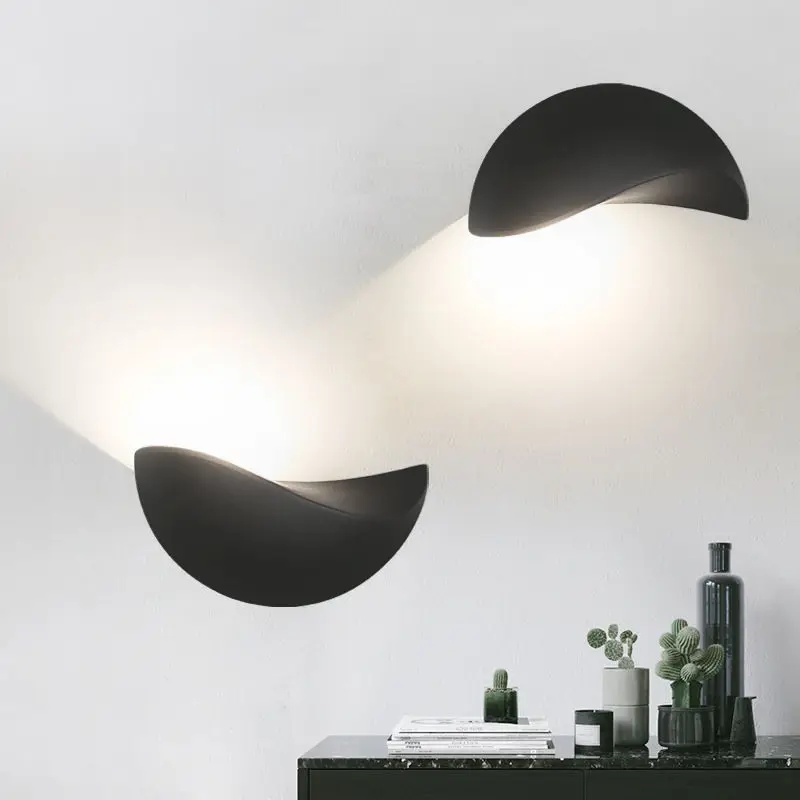 Nordic Modern Wall Lamp Led Minimalist Wall Light Living Room Bedroom Staircase Light Home Decoration Bedside Wall Sconce Lamps