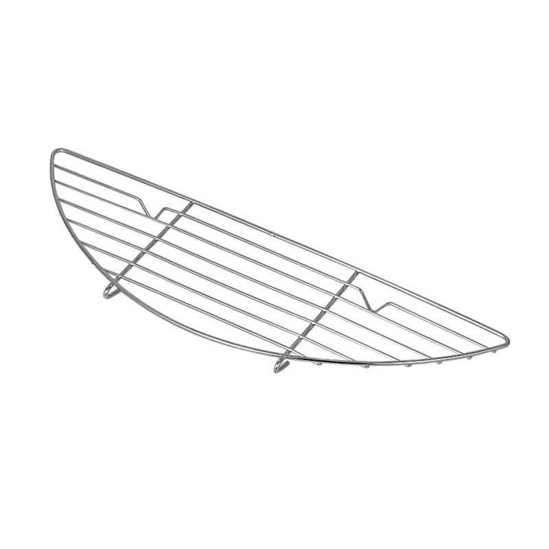 

Охлаждающая стойка из нержавеющей стали, термостойкая решетка для гриля и выпечки, полукруглая прочная сетчатая стойка для барбекю