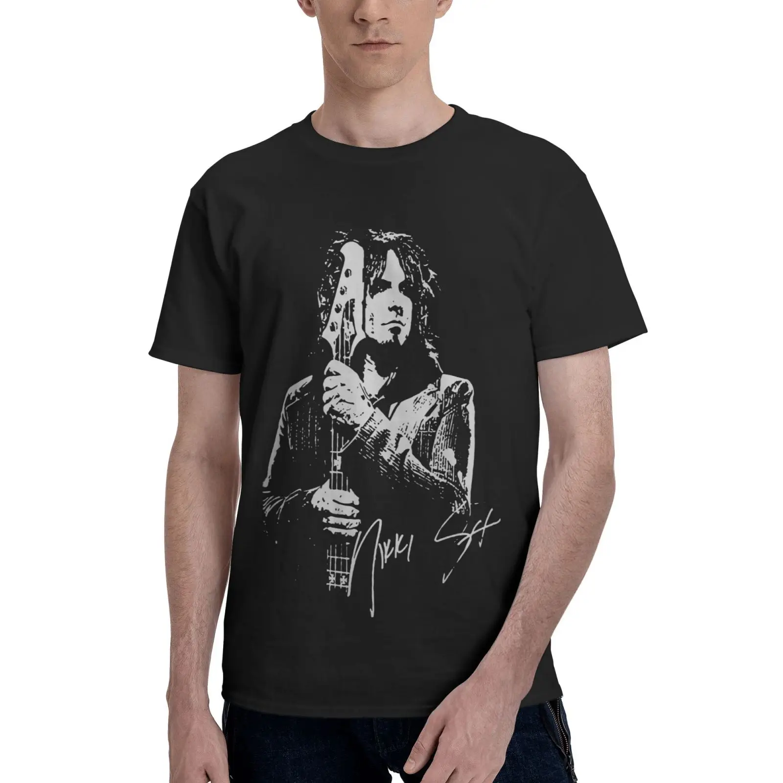 

Nikki Sixx Legend Signature Girls Girls Oversized T-Shirt Men Clothing Grunge Tshirt Grunge Tshirt Men's Clothes Tee Shirt Men