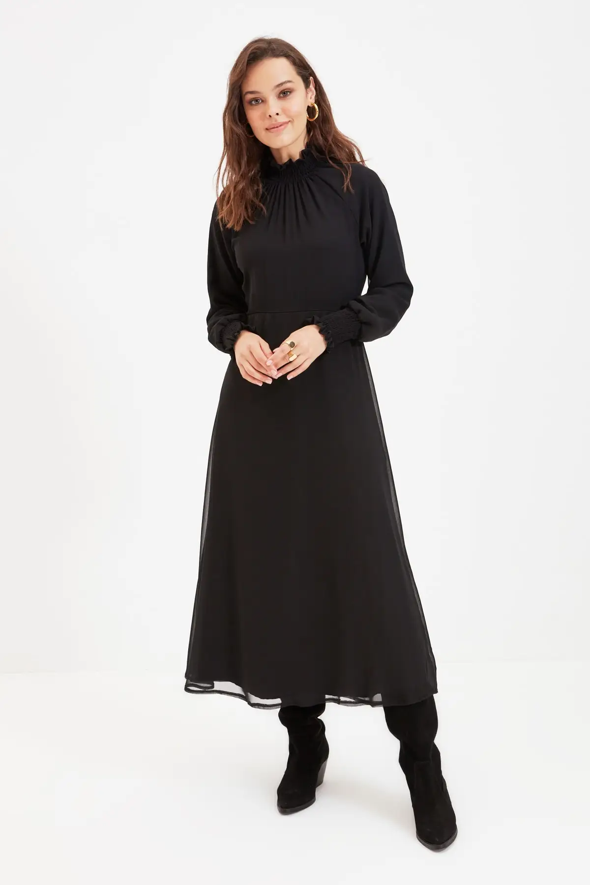 

Trendyol Upright Collar Dress TCTAW22EB0038