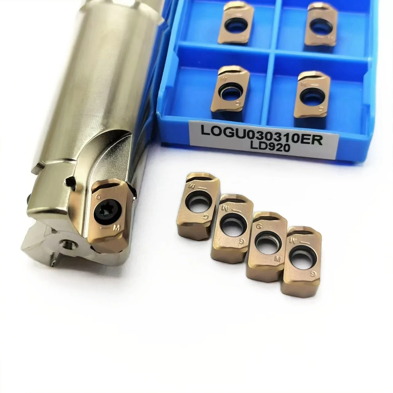 Фото MFH03R серия 160 мм 200 мм CNC быстроходная кормовая резка для LOGU030310 карбидные вставки MFH держатель двухстороннего фрезерного резака №5