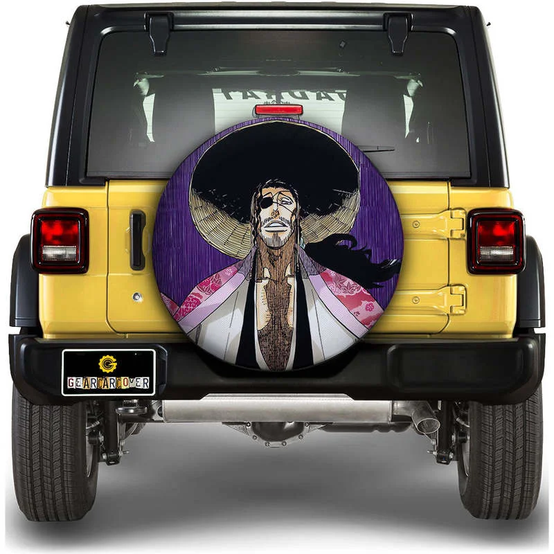 

Shunsui Kyoraku Spare Tire Covers Custom Bleach Anime Car Accessories