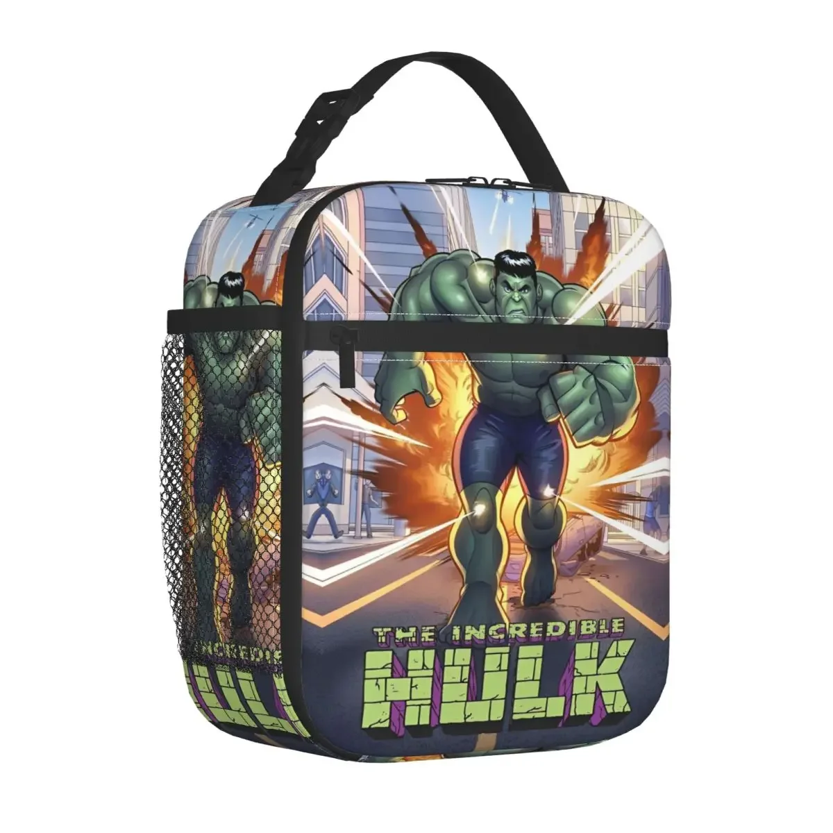 Изолированная Сумка Для Обеда Hulk Унисекс Многоразовый Термос Ланчбокс