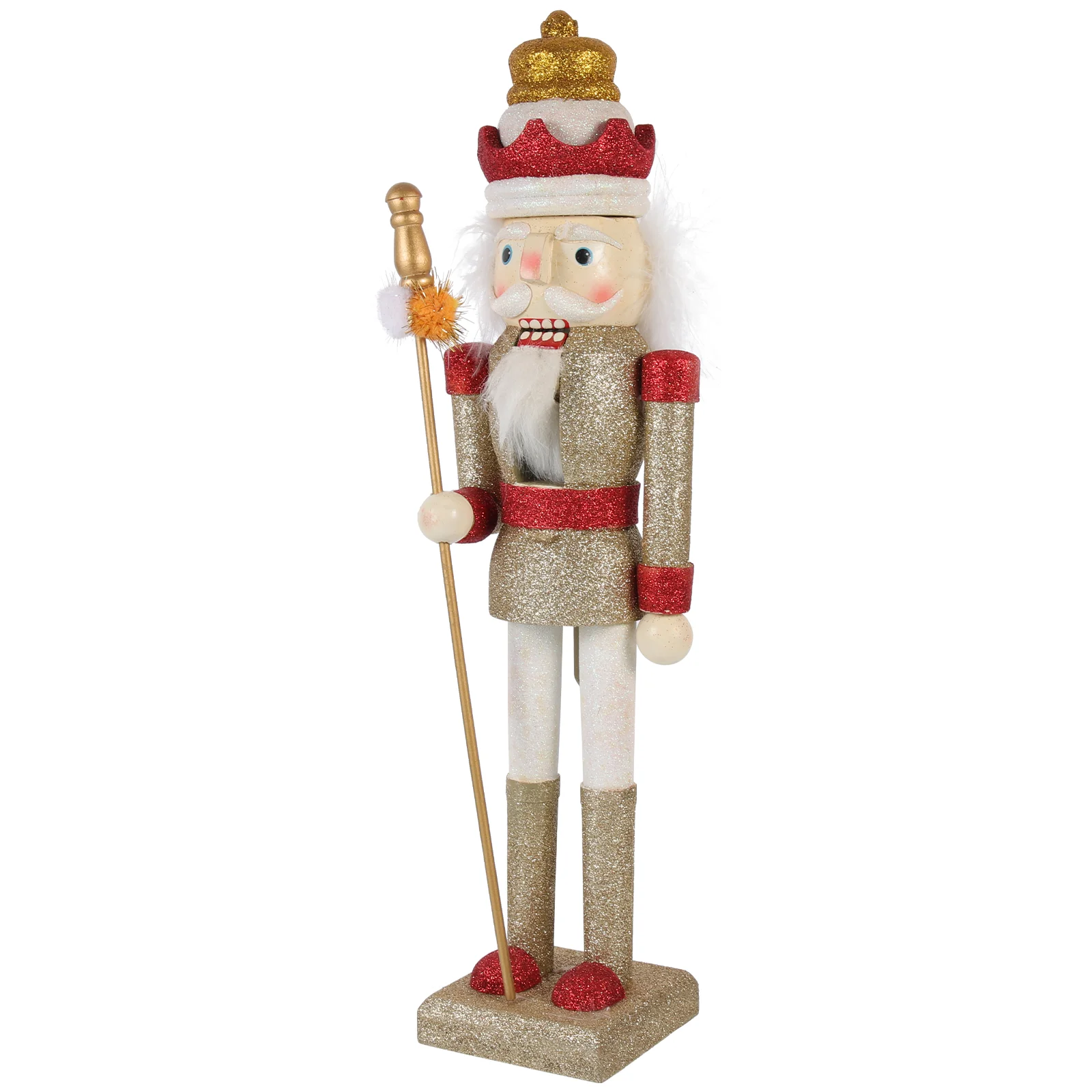 

Nutcrackerchristmas Nutcrackers Wooden Desktop Decor Wood Ornament Soldier Decorations Puppet Craft Party Table Traditional Gift