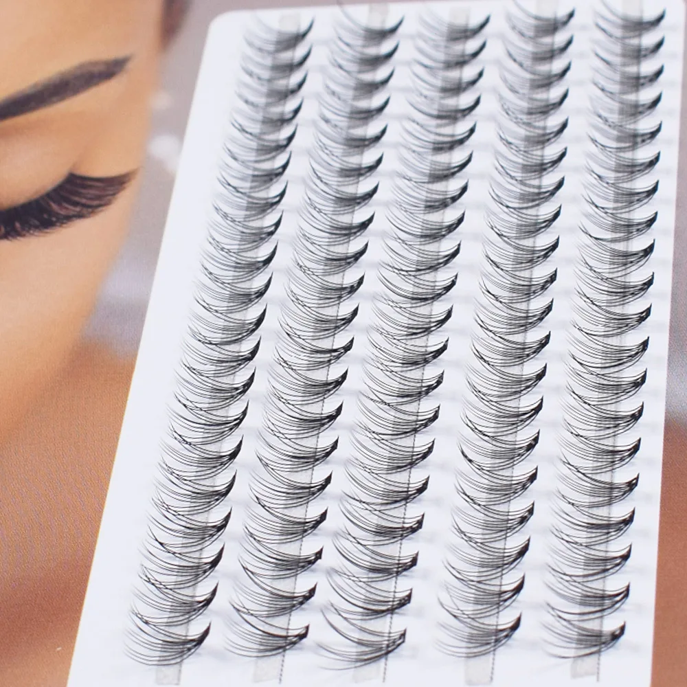 

100 Cluster Professional Makeup Individual EyeLashes Grafting False Eyelashes eyelash extension individual eyelash bunche New