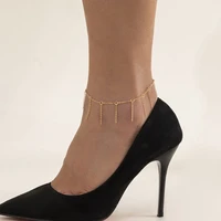 fashion tassel chain anklet high heel shoe foot ankle beach foot jewelry hot anklet gift anklets for women leg bracelet