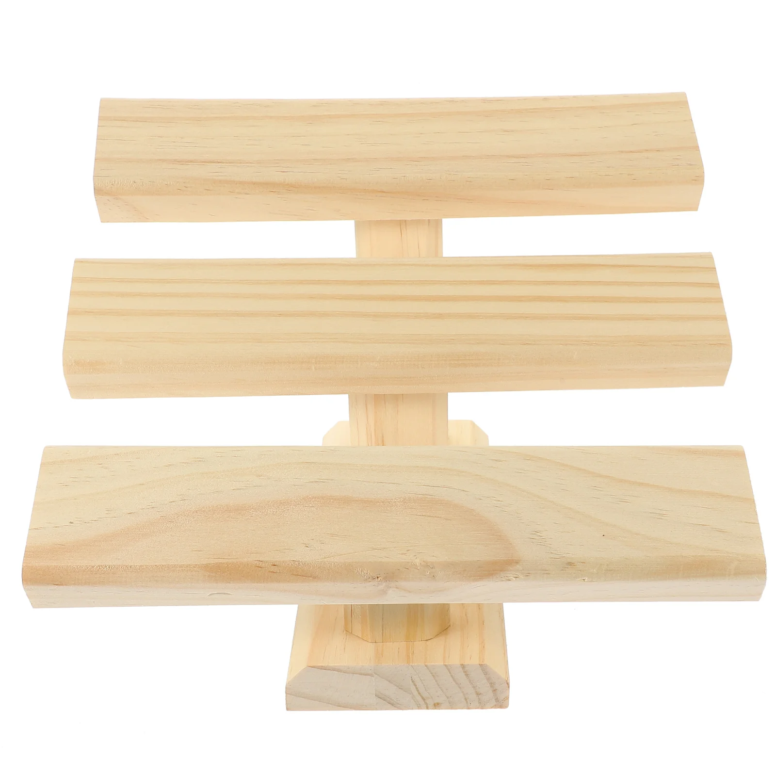 

Wooden Bracelet Display Stand Bracelets Rack Jewelry Hanging Organizer Charm Holder Charms Earrings Storage Jewelries