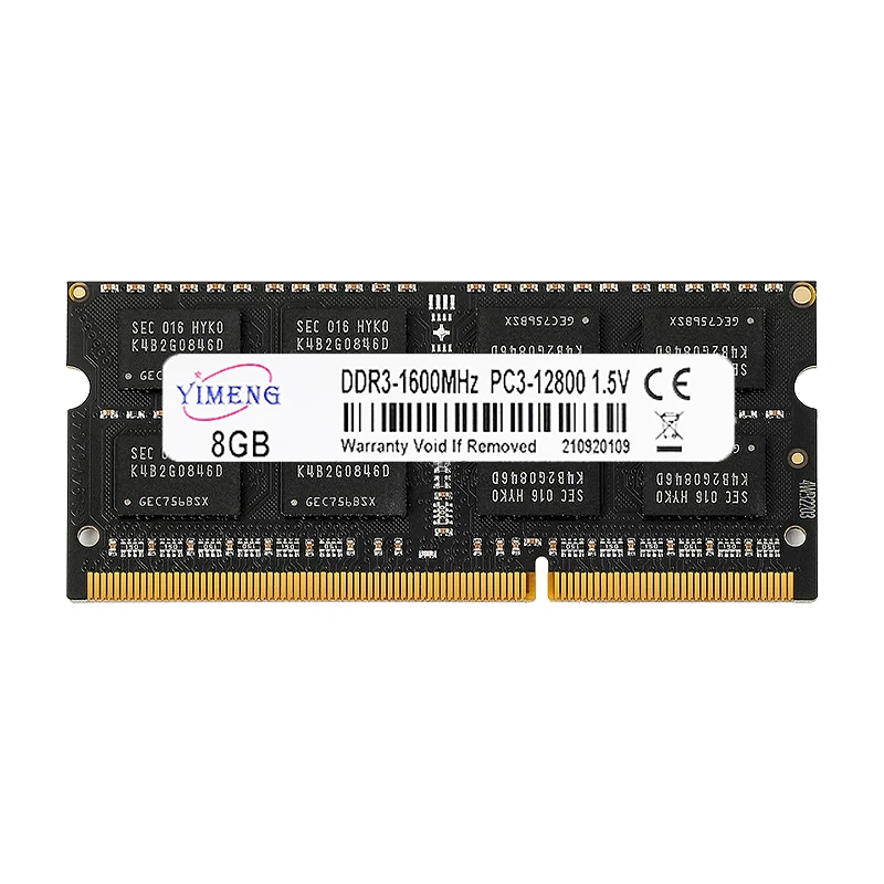 Оперативная память для ноутбука 4 ГБ 8 PC3L 8500 10600 12800 DDR3 1066 1333 1600 DDR4 2400 МГц SODIMM