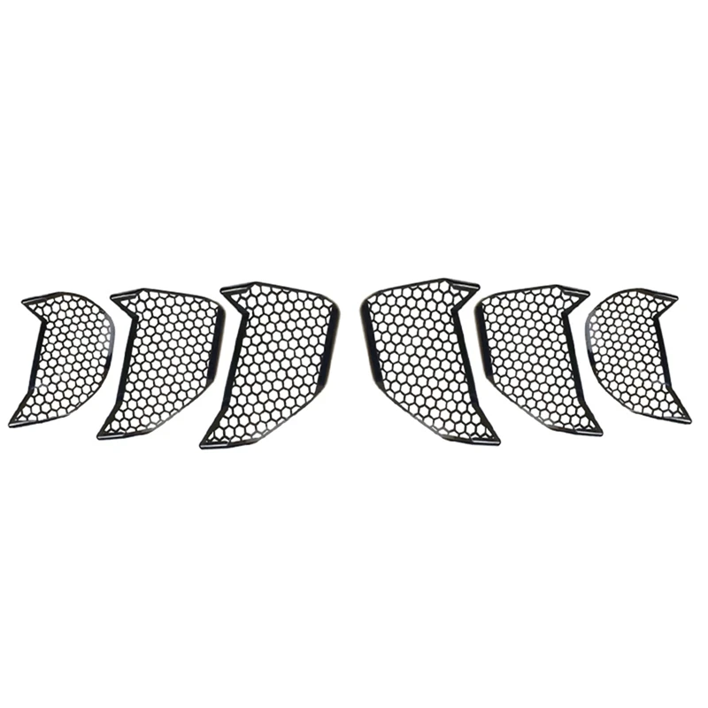 

Car Tail Light Cover Rear Tail Lamp Turn Signal Sticker 3D Honeycomb For Ford Mustang 2018-2020