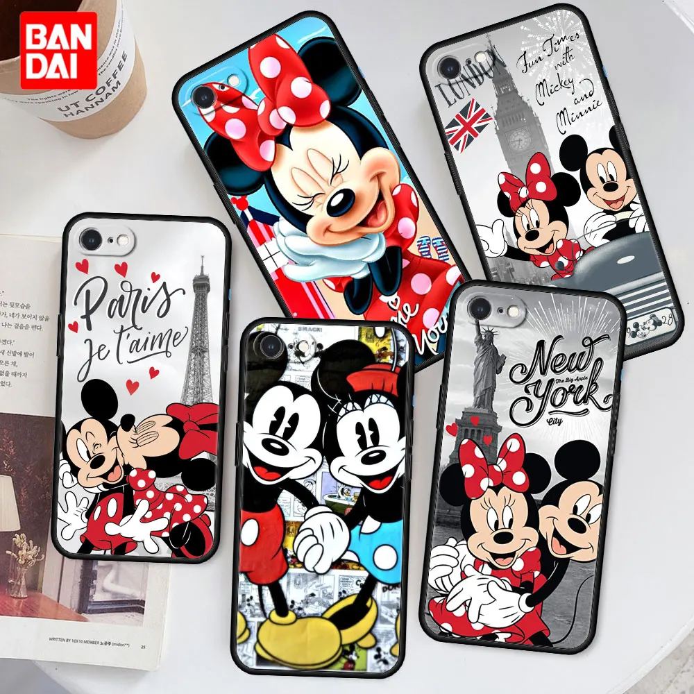 

Mickey Minnie Mouse Cell Phone Case for iPhone SE 2020 X XS Max XR 6 6Plus 6S 7 7Plus 8 8Plus Plus Cover Silicone