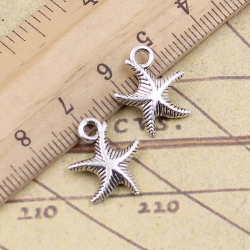 30 шт. подвески милая морская звезда 16x14 мм тибетские антикварное изготовление