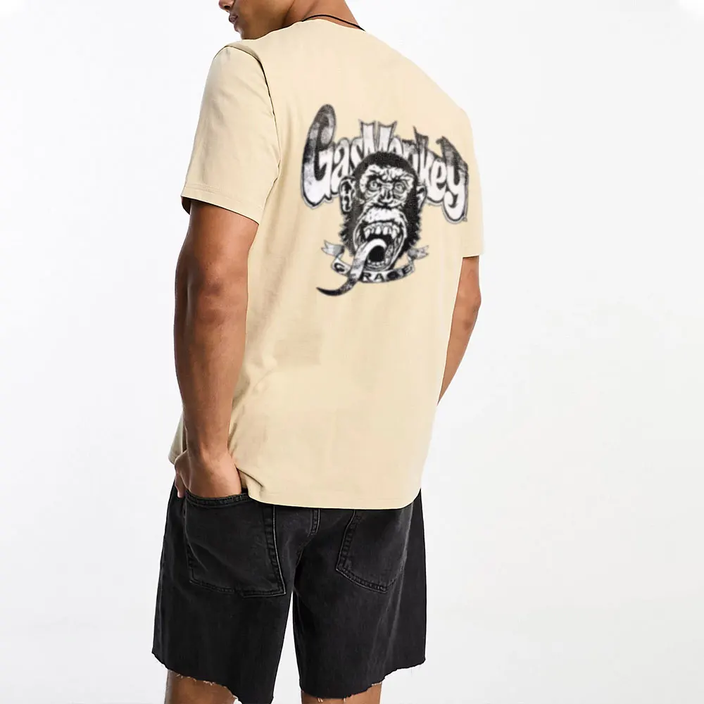 Молодежная одежда из чистого хлопка модный уличный топ с графическим принтом