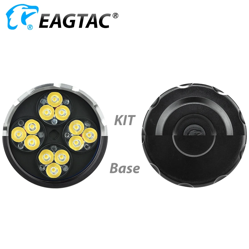 Фото EAGTAC MX30L4XC Очень компактный светодиодный фонарик 5136 люмен без батареи 4*18650 High CRI Nichia219B CRI92 Фонарь для фотосъемки №3