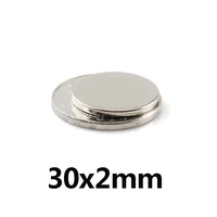 251020pcs 30x2 mm n35 search major diameter magnet 30mmx2mm bulk round magnetic ndfeb 30x2mm neodymium disc magnets 302 mm
