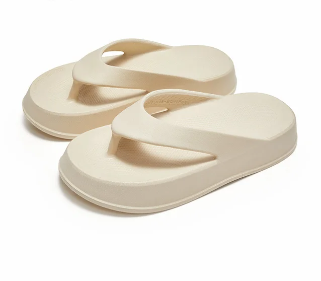 UTUNE Flip Flops Women and Men Summer Shoes Outdoor Slippers EVA Rubber Platform  Beach Slides With Thick Cushion Non-slip