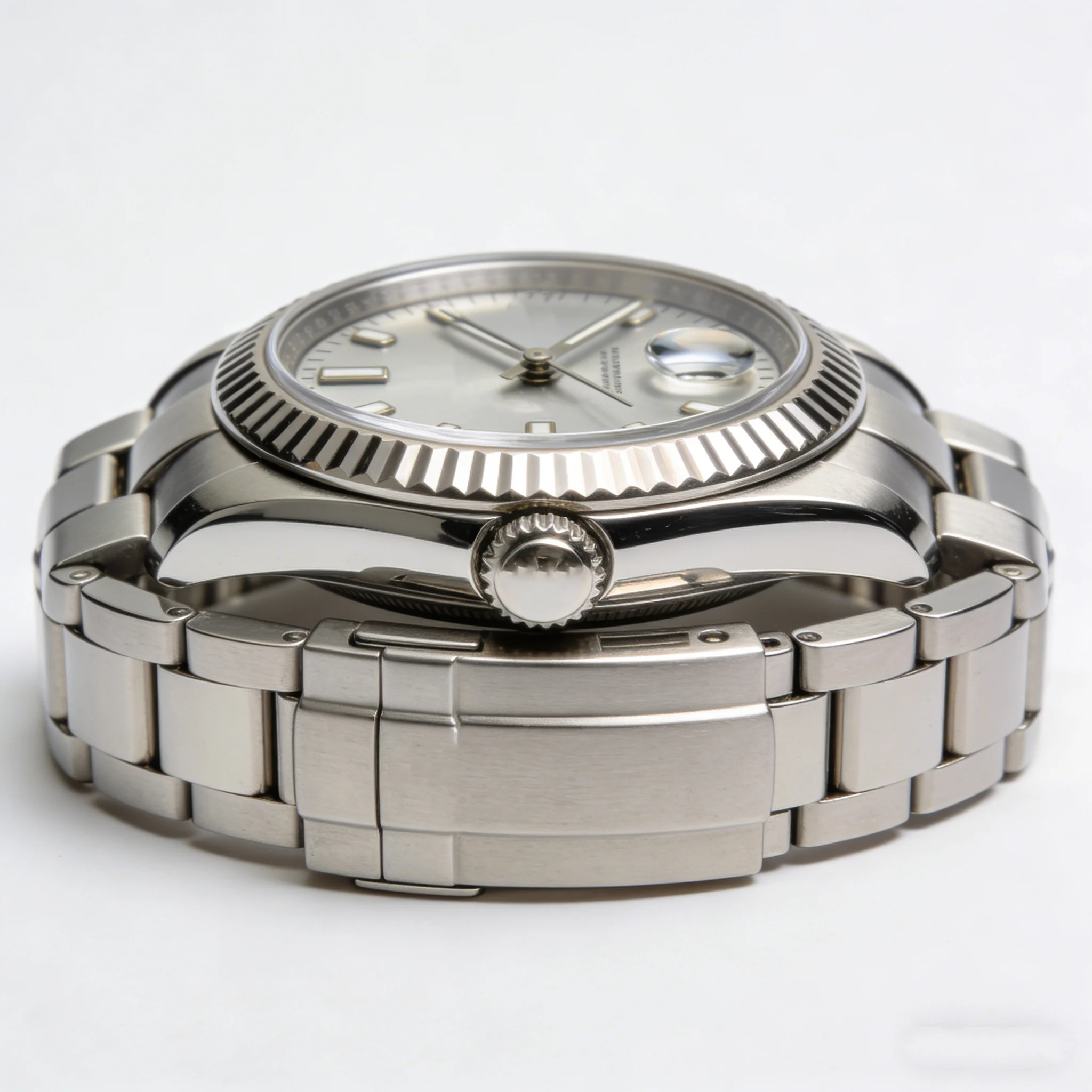 Фото Ремешки для часов 20/21 мм 904L для Rolex Submariner Daytona с застежкой Glide Lock, цельный ремешок для часов NH35 NH36, браслет для часов из нержавеющей стали №2
