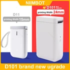 Принтер Niimbot D101 D11 D110 Plus для термопечати этикеток, мини портативный карманный принтер для наклеек, принтер для дома и офиса