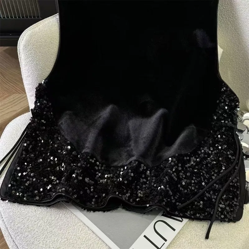 Женский бархатный жилет ASAPGOT