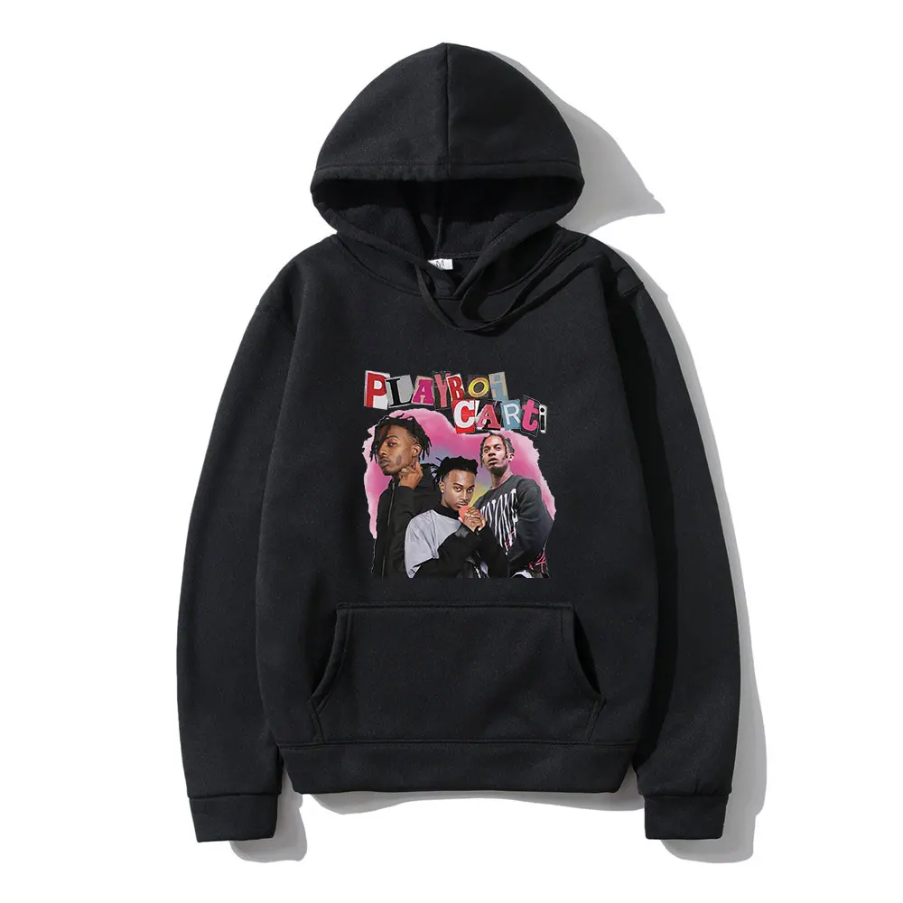 

Толстовка Playboi Carti с графическим принтом музыкального альбома, винтажная Толстовка 90-х годов в стиле рэп, хип-хоп, Классическая Зимняя Повсед...