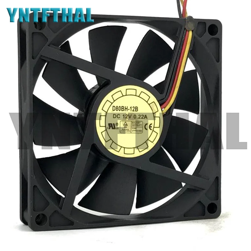 Для Yate Loon D80BH-12B DC 12V 0.22A 8015 охлаждающий вентилятор