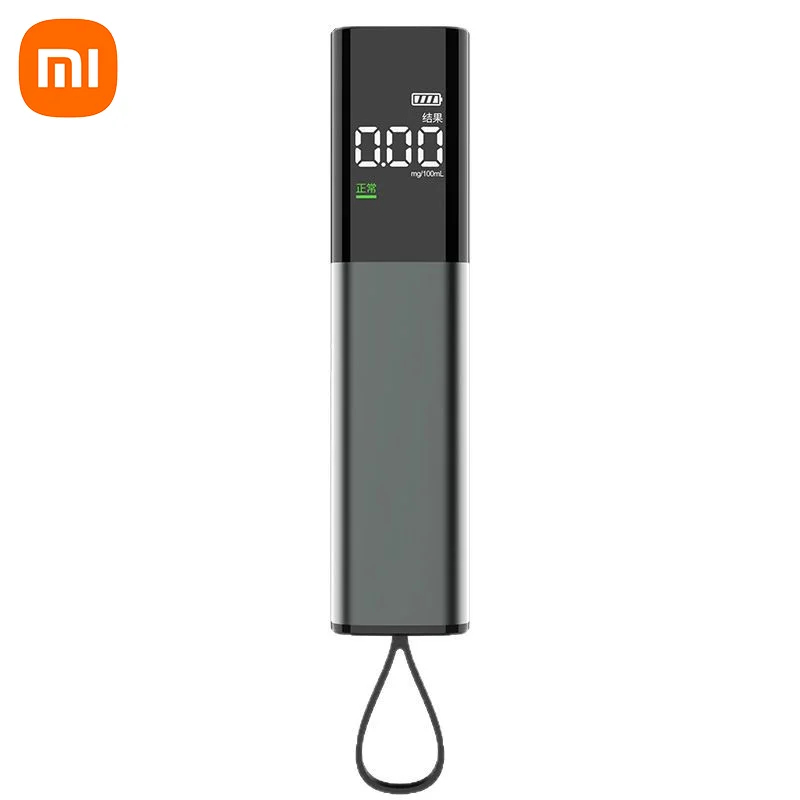 

Высокоточный тестер алкоголя Xiaomi с английским цифровым дисплеем, голосовая трансляция, портативный мини-автомобильный профессиональный тестер алкоголя